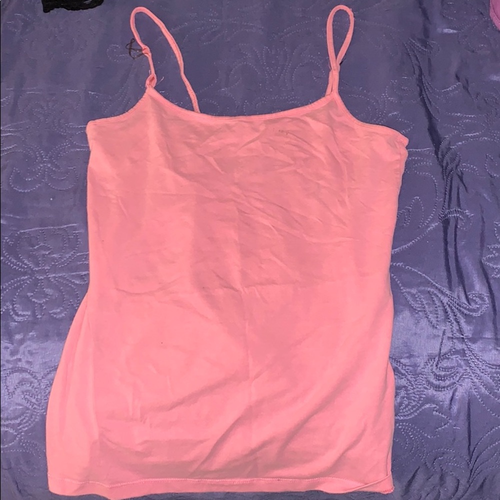Pink spaghetti strap top